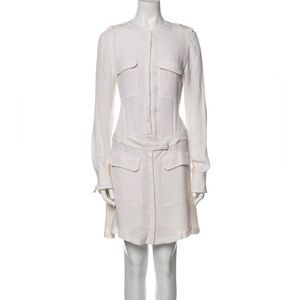 ALC creamy white silk dress